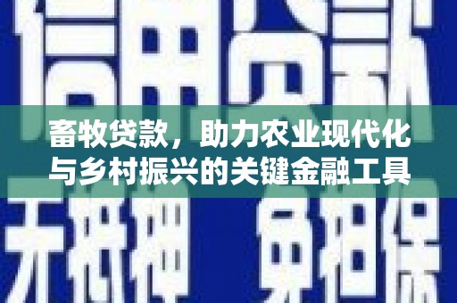 罗定畜牧贷款，助力农业现代化与乡村振兴的关键金融工具