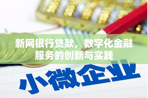 罗定新网银行贷款，数字化金融服务的创新与实践