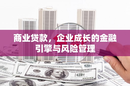 罗定商业贷款，企业成长的金融引擎与风险管理