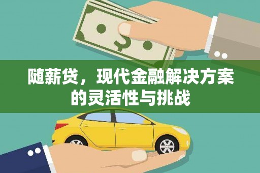 罗定随薪贷，现代金融解决方案的灵活性与挑战