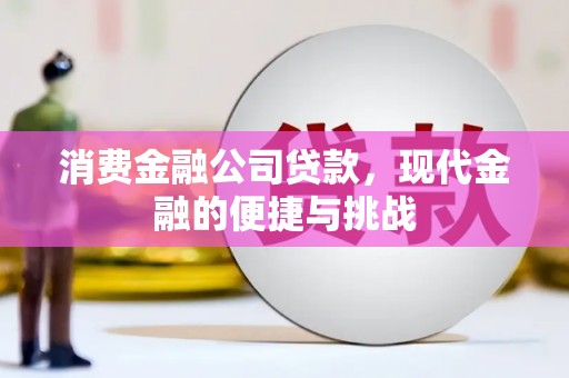 罗定消费金融公司贷款，现代金融的便捷与挑战