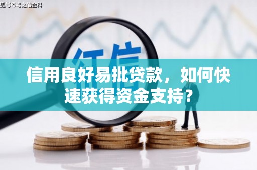 罗定信用良好易批贷款，如何快速获得资金支持？