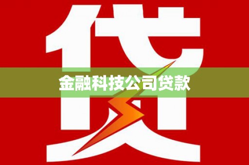 罗定金融科技公司贷款