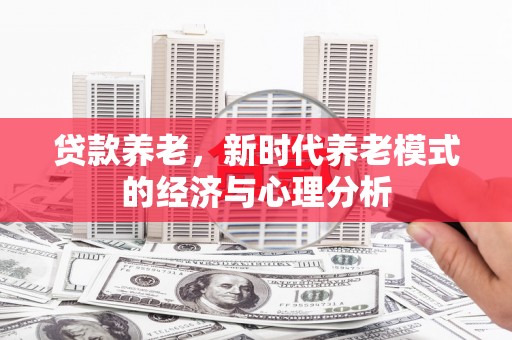 罗定贷款养老，新时代养老模式的经济与心理分析