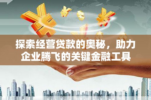 罗定探索经营贷款的奥秘，助力企业腾飞的关键金融工具
