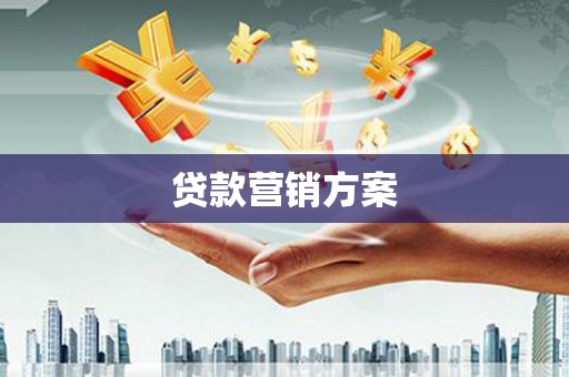 罗定贷款营销方案