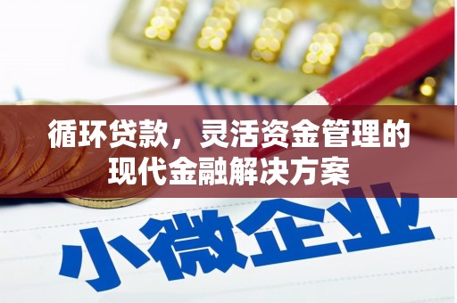 罗定循环贷款，灵活资金管理的现代金融解决方案