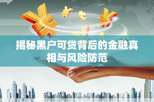 罗定揭秘黑户可贷背后的金融真相与风险防范