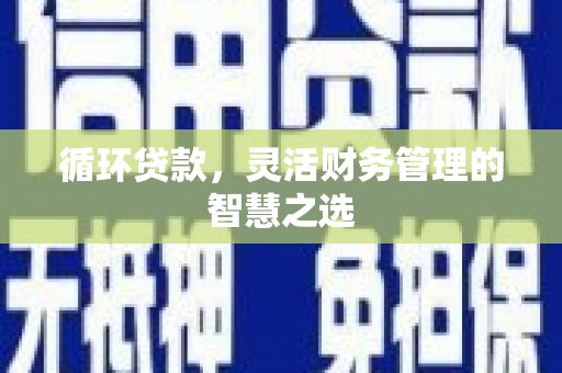 罗定循环贷款，灵活财务管理的智慧之选