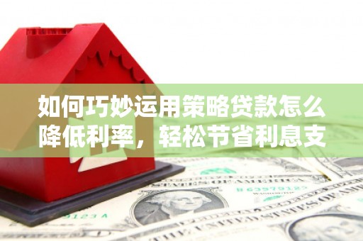 罗定如何巧妙运用策略贷款怎么降低利率，轻松节省利息支出