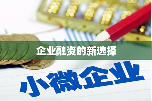 罗定企业融资的新选择