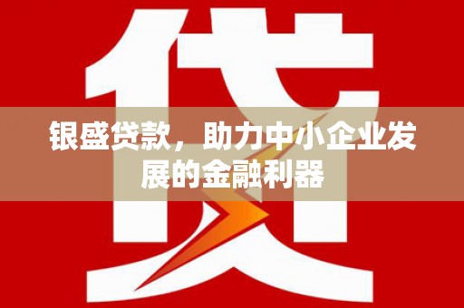 罗定银盛贷款，助力中小企业发展的金融利器