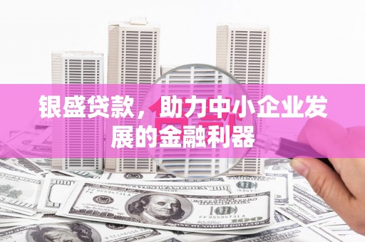 罗定银盛贷款，助力中小企业发展的金融利器