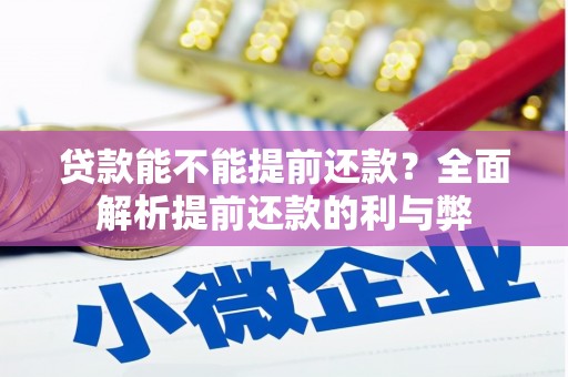 罗定贷款能不能提前还款？全面解析提前还款的利与弊