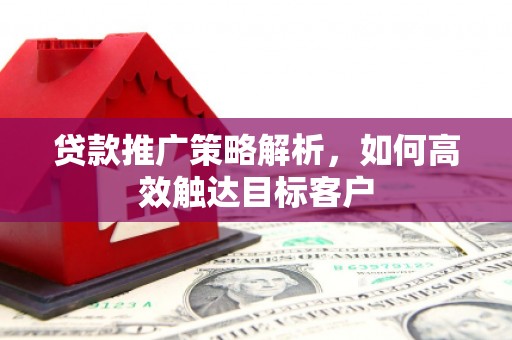 罗定贷款推广策略解析，如何高效触达目标客户