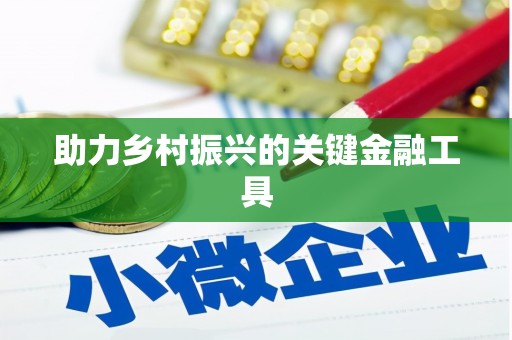 罗定助力乡村振兴的关键金融工具