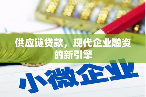 罗定供应链贷款，现代企业融资的新引擎