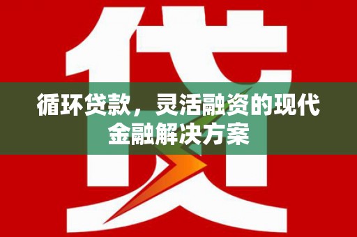 罗定循环贷款，灵活融资的现代金融解决方案