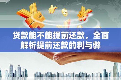罗定贷款能不能提前还款，全面解析提前还款的利与弊
