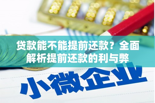 罗定贷款能不能提前还款？全面解析提前还款的利与弊