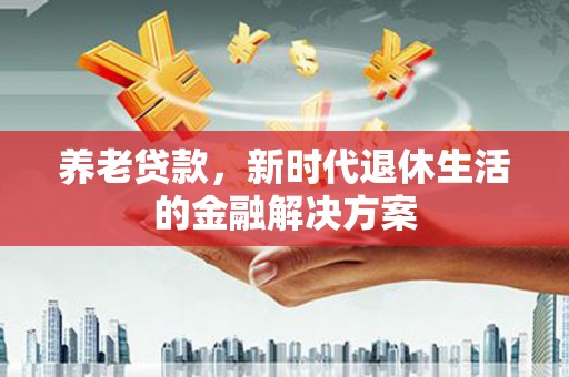 罗定养老贷款，新时代退休生活的金融解决方案