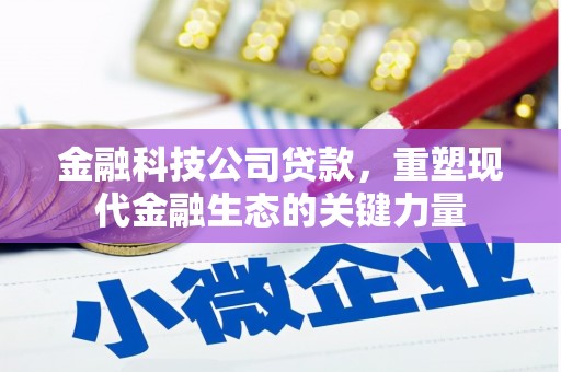 罗定金融科技公司贷款，重塑现代金融生态的关键力量