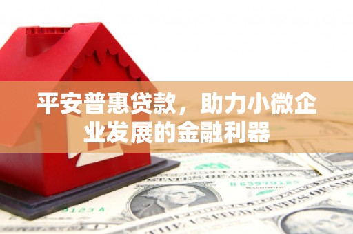 罗定平安普惠贷款，助力小微企业发展的金融利器