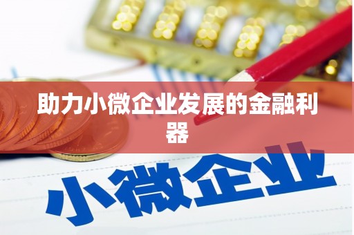罗定助力小微企业发展的金融利器