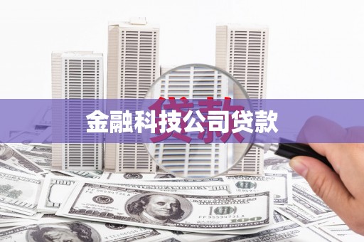 罗定金融科技公司贷款
