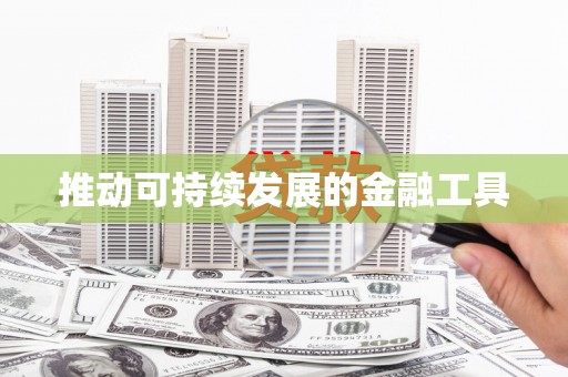 罗定推动可持续发展的金融工具