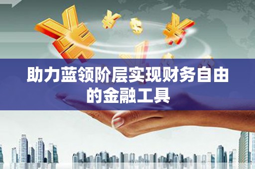 罗定助力蓝领阶层实现财务自由的金融工具