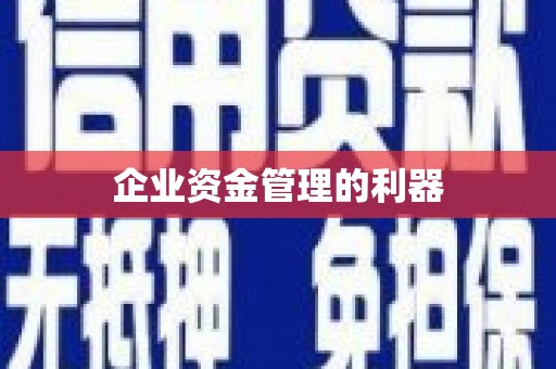 罗定企业资金管理的利器