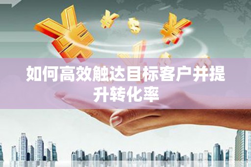 罗定如何高效触达目标客户并提升转化率